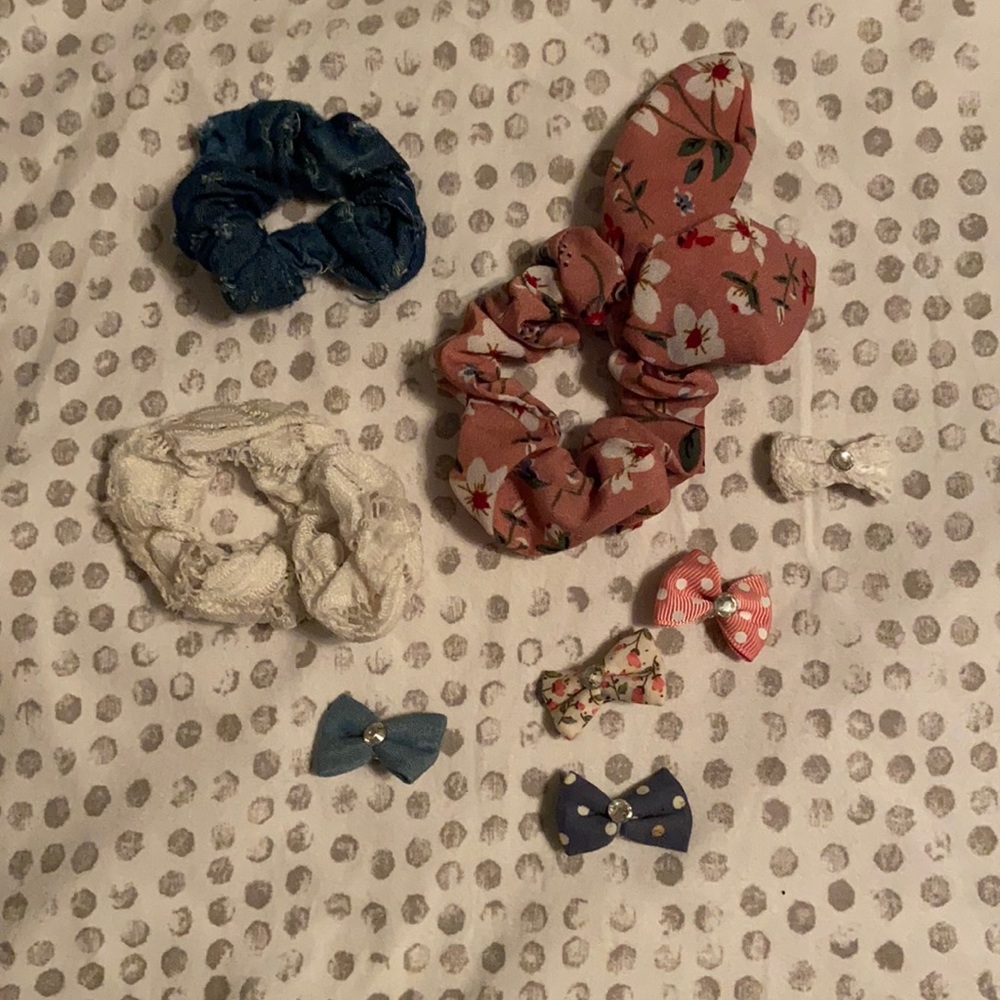 Bows and scrunchies